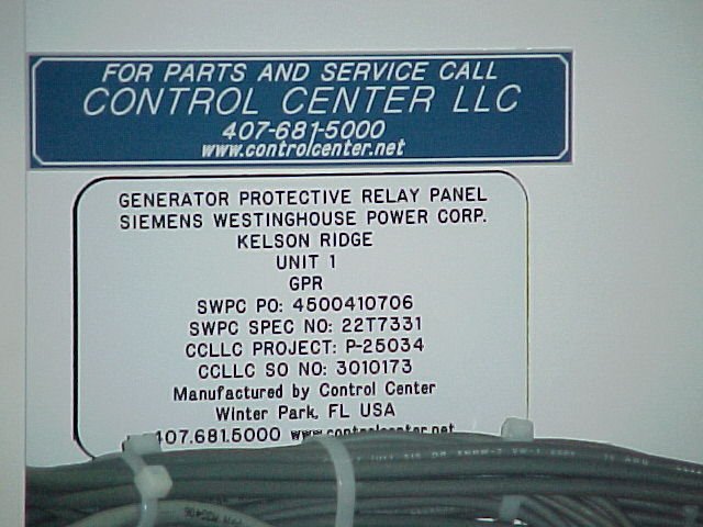 Generator Protection Panels 11
