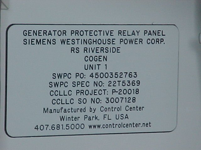 Generator Protection Panels 8